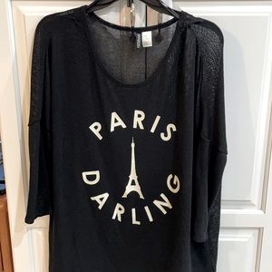 H&M divided-Paris Darling drop shoulder long top